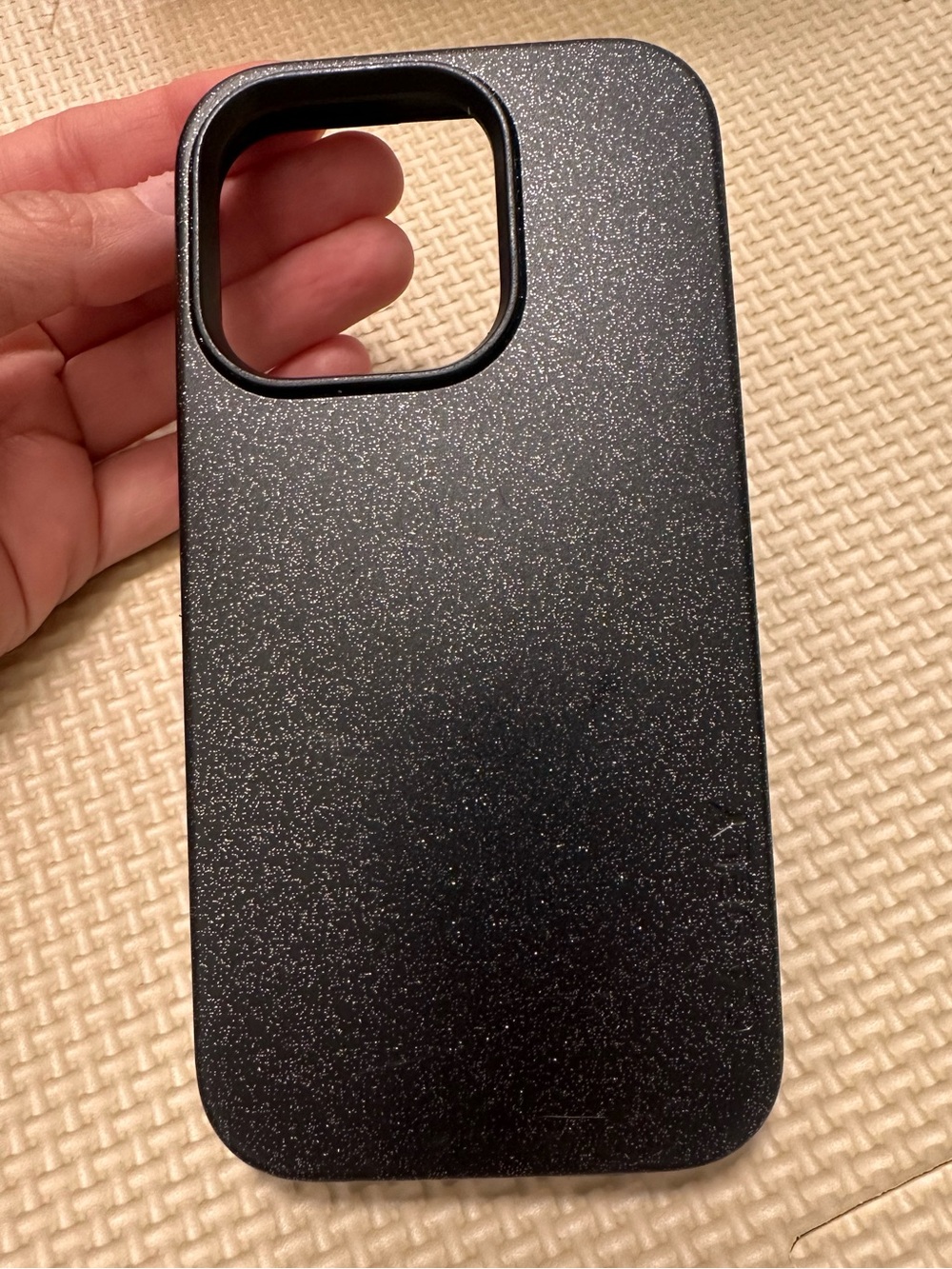 Casely Black Glitter MagSafe Case for iPhone 14 Pro | Genuine